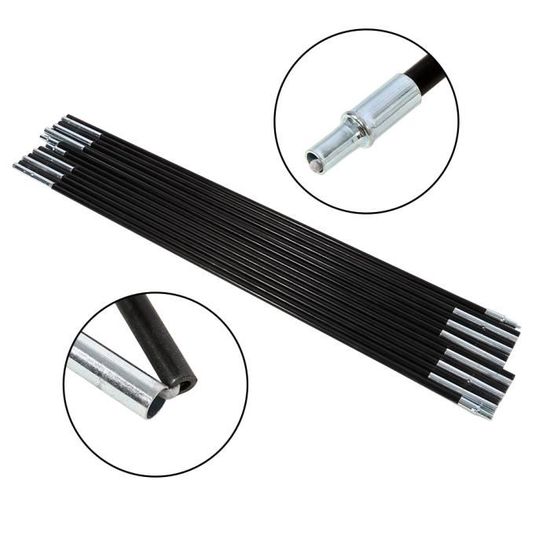 Accessoire Tente Réparable Poteau Tente Fibre De Verre 4,9m - Support Parasol Et Tente Camping Poteau Fibre Verre Camping Accessoire Tente Réparable Poteau Tente Fibre De Verre 4,9m - Support Parasol Et Tente Camping Poteau Fibre Verre Camping