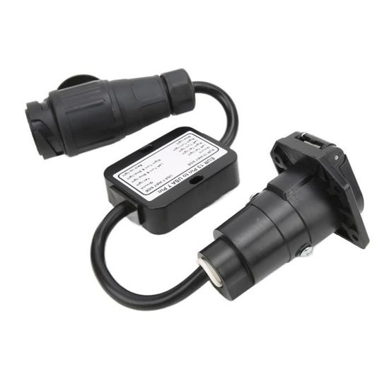 Adaptateur Remorque 7 Broches Européen Vers Américain 7 Voies - Conversion Câblage