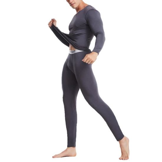Nutria Haut Thermiques Pour Homme Lot De 2, Sous-vêtements