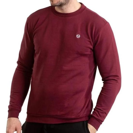 Mens Soft Touch Hoodie With Sleeve Pocket Bordeaux main image 0