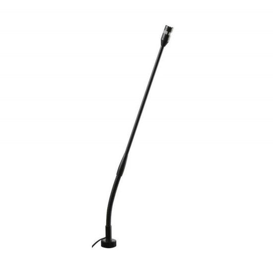 Microphone à Condensateur Shure MX412D/C - Col De Cygne 30,5 Cm, Base Bureau, Commutateur Logique - Noir