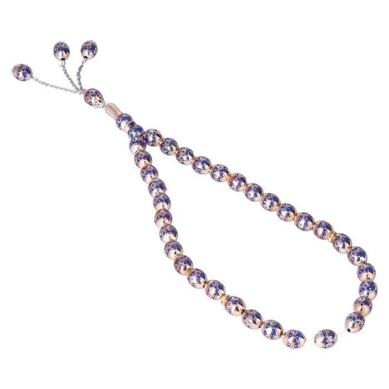 Chapelet Musulman Bleu Ciel Fait Main - 1000 Perles Acryliques Avec Séparateur Tous Les 100 - Idéal Pour Le Dhikr Et La Prière