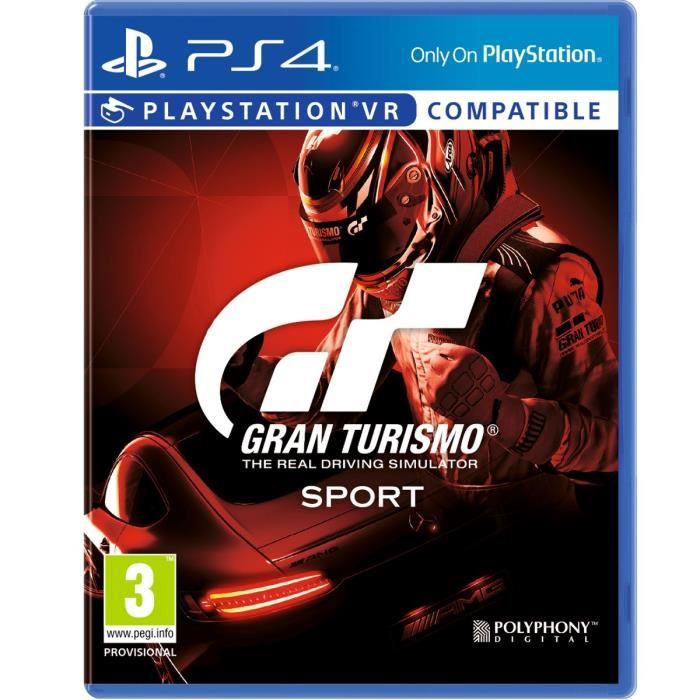 Gran Turismo Sport Jeu PS4/PSVR - Cdiscount Jeux vidéo