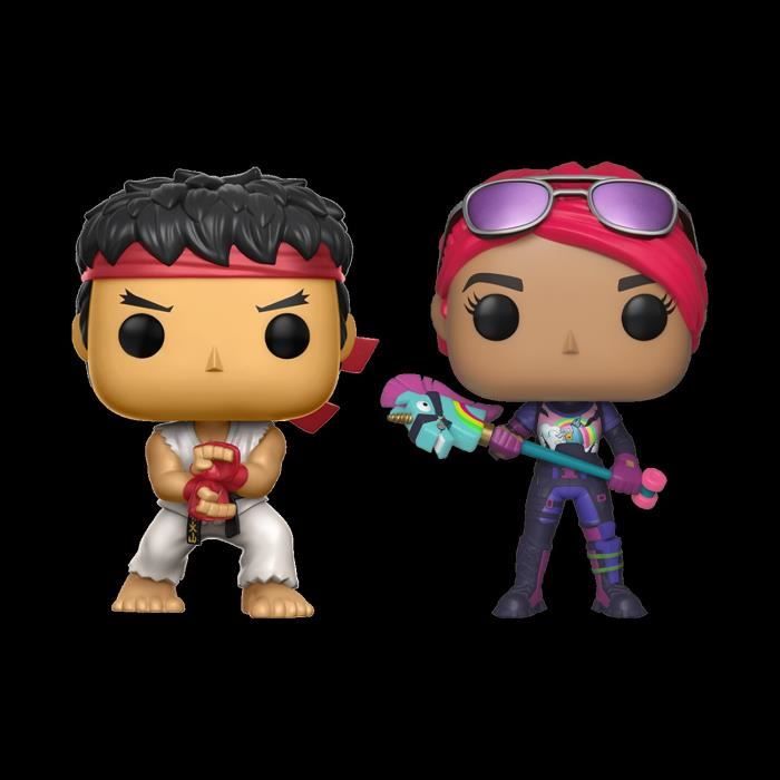 Funko POP Games Fortnite 2PK Ryu + Brite Bomber - vue 2