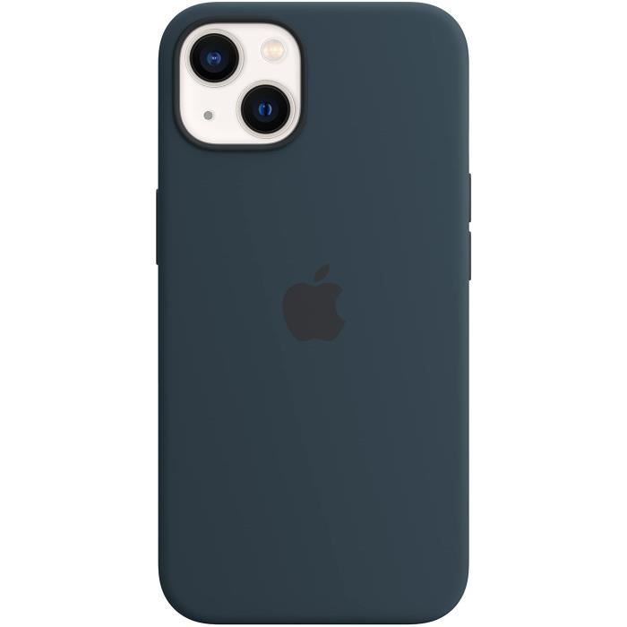 APPLE Coque Silicone pour iPhone 13 avec MagSafe - Abyss Blue