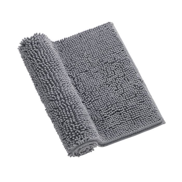 Tapis de bain en microfibre Chenille Plush Tapis de sol Tapis Doux intérieur lavable Tapis de sol Tapis de sol Salle à manger Mais