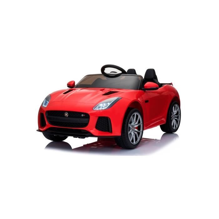 Jaguar 12v Rouge - Voiture électrique pour enfant avec batterie 12v et télécommande