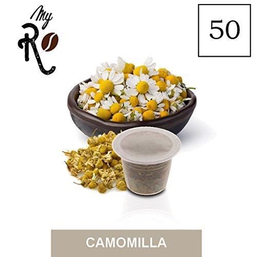 50 Capsules de Tisane Camomille compatibles avec machines Nespresso - Nespresso 50 x Dosettes - MyRistretto