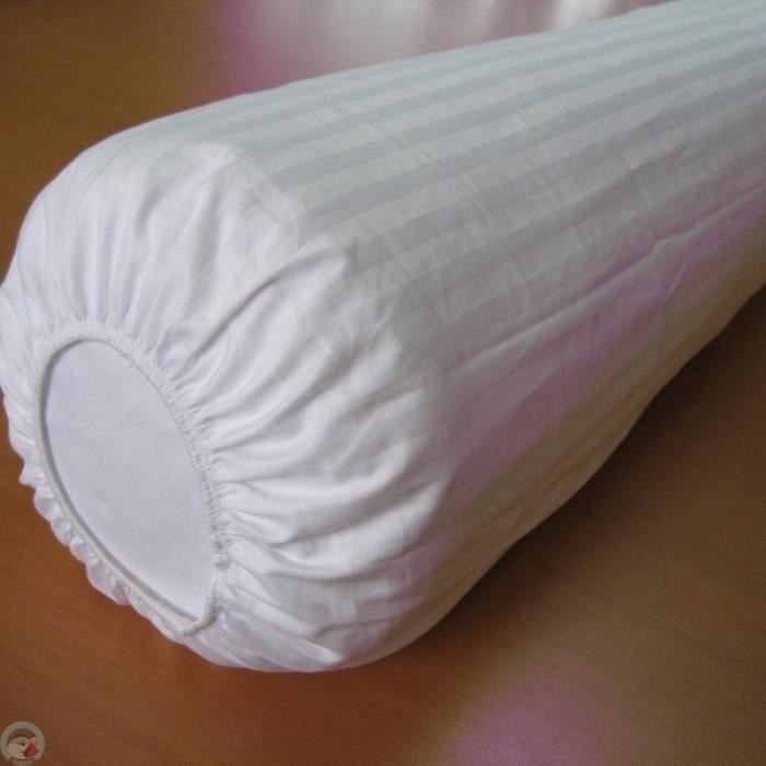 Protège-traversin pur coton 160 cm