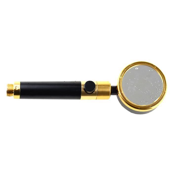1 pc buse de douche Chic mode élégant noir doré de salle de bain pomme de main tenir arroseur SET ACCESSOIRES SALLE DE BAIN