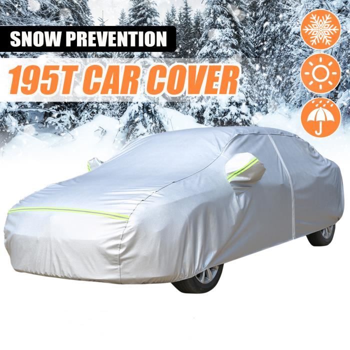Bâches de Voiture Protecteur Complet Corps Couvre Bande Réfléchissante Extérieur étanche pour berline SUV Auto accessoires XL
