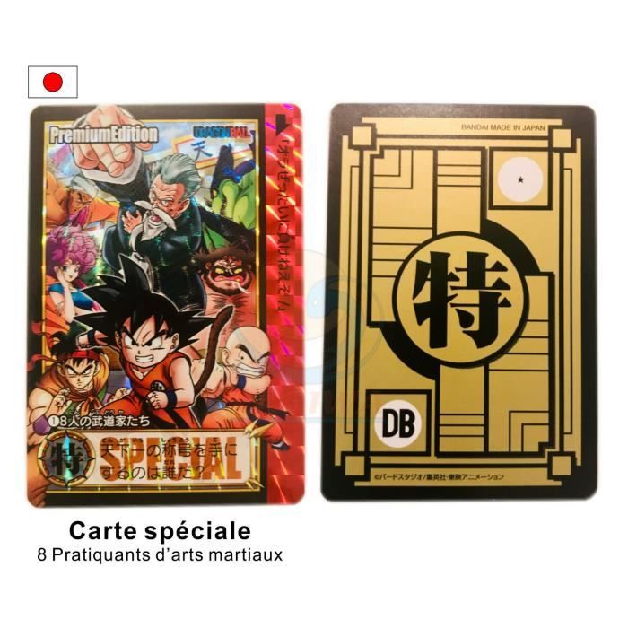 Carte Dragon Ball Carddass Premium Edition Jap 8 PRATIQUANTS D'ARTS MARTIAUX