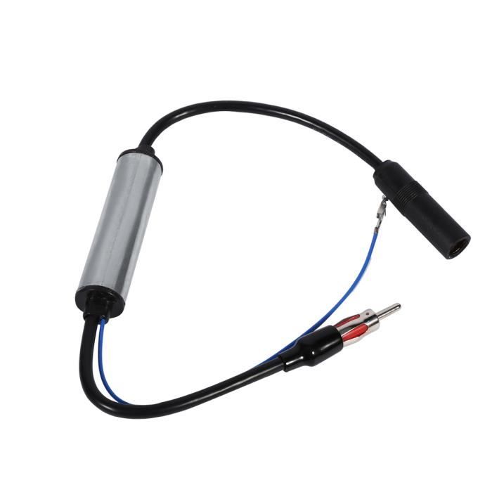 Amplificateur de signal FM / AM de haute qualité, r Convertisseur d'antenne Splitter Amplificateur de signal FM, pour autoradio DAB