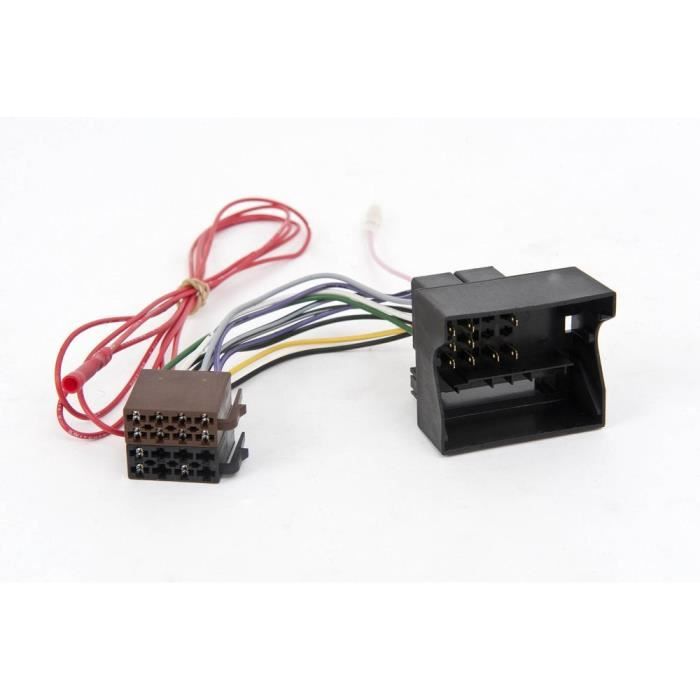 Adaptateur de façade d'autoradio simple DIN Noir Mercedes Classe E W211 2002 >