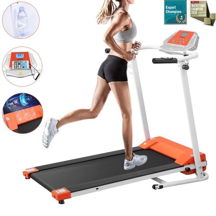 BESPORTBLE Tapis de course - Avec moteur de pic de 1,5 CV - 10 km/h-LCD- Roulant pliable