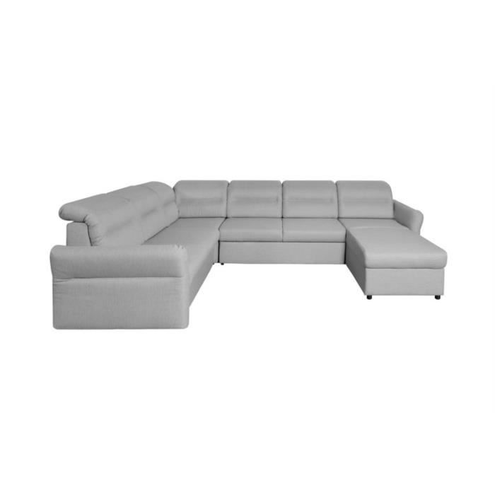Canapé d'angle Gris Design Confort