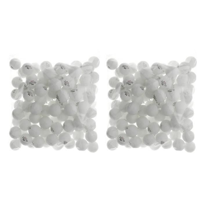 BALLE DE TENNIS DE TABLE Balle de tennis de table blanche 100 pièces