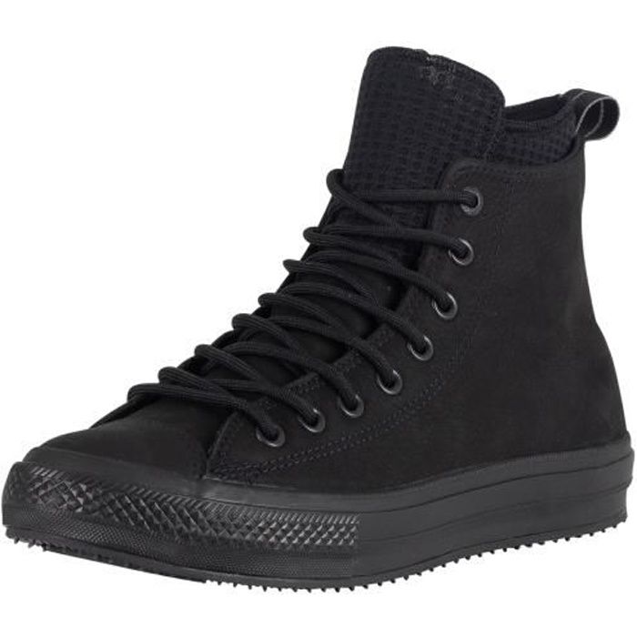 Converse Homme Bottes en cuir CT All Star Hi WP, Noir