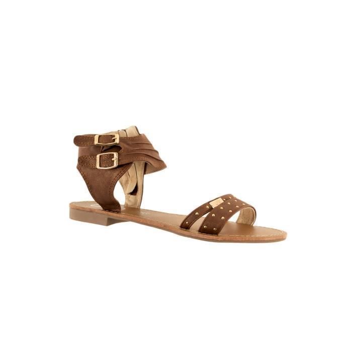sandales - nu pieds lpb belize camel 40