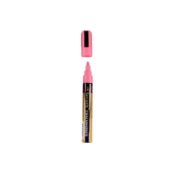 Marqueur Craie Effaçable pour Ardoise 6 mm - Rose