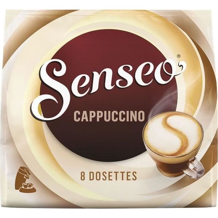 LOT DE 3 - SENSEO Cappuccino - 8 Dosettes de Café