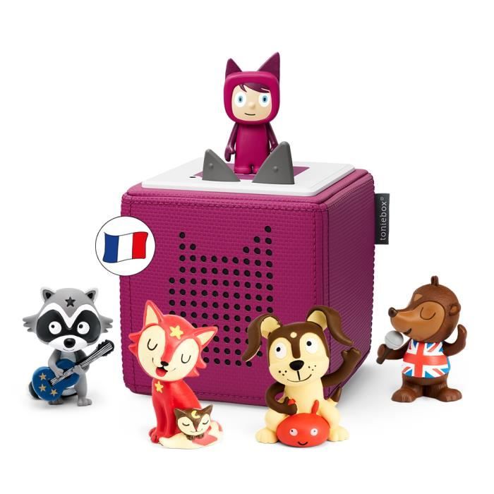 tonies® - Coffret Toniebox en Avant La Musique - Cassis - Conteuse d'histoires