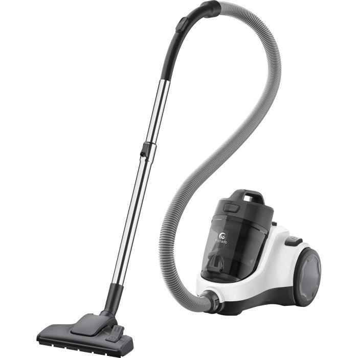 TORNADO TOC41-2IW Aspirateur traîneau sans sac Technologie double cyclone - Blanc glacier - 7332543629893