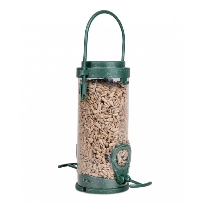 Distributeur recyclé avec tournesol pelées 17 cm. pour oiseaux - Vadigran 20