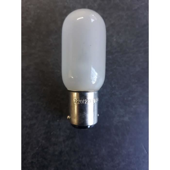 AMPOULE POUR MACHINE A COUDRE 15W DOUILLE A BAIONNETTE B15