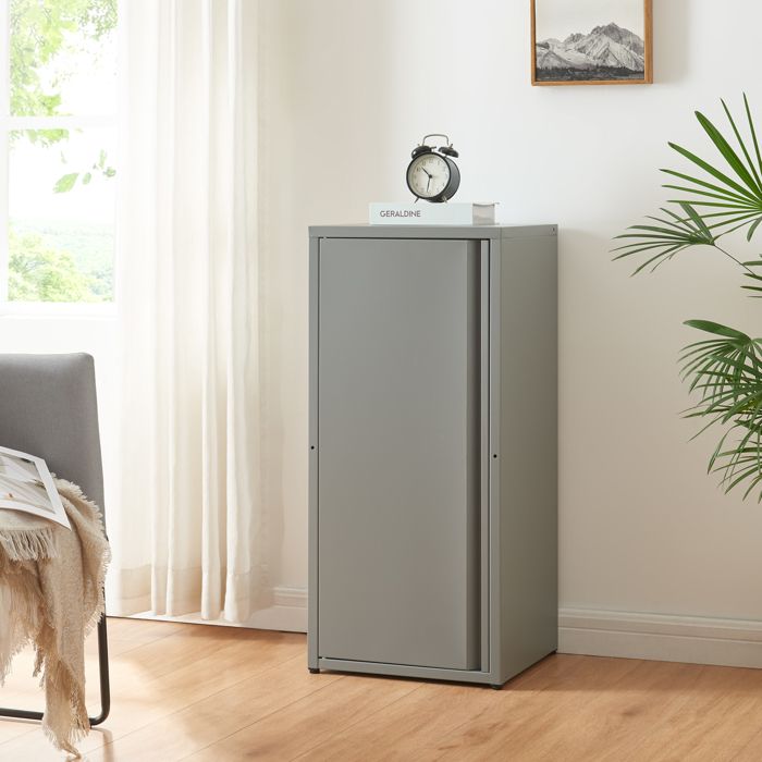 Armoire métallique Burlöv acier 88 x 40 x 35 cm gris Armoire métallique Burlöv acier 88 x 40 x 35 cm gris