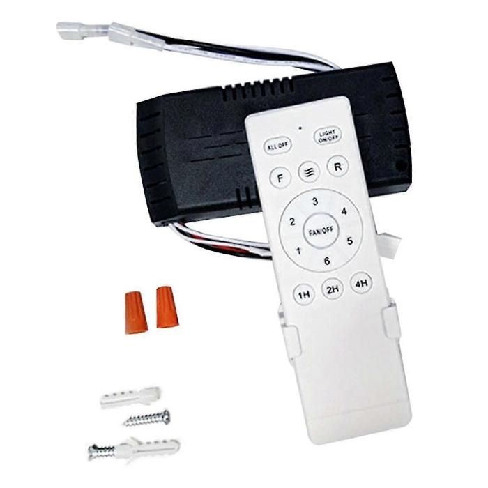 Kit de télécommande universelle de remplacement pour ventilateur de plafond 6 vitesses et minuterie télécommande de remplac-a936 - Hode