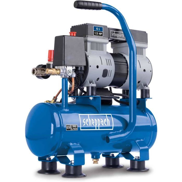 Compresseur dair horizontal SCHEPPACH HC08Si 8 bars silencieux