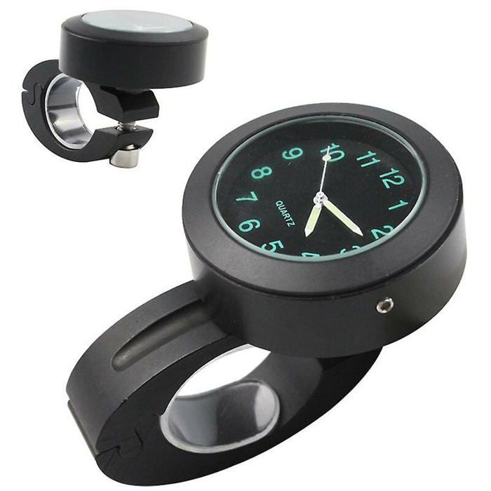 Montre étanche digitale guidon moto universelle 7/8in-1in Glow Watch vélo Label