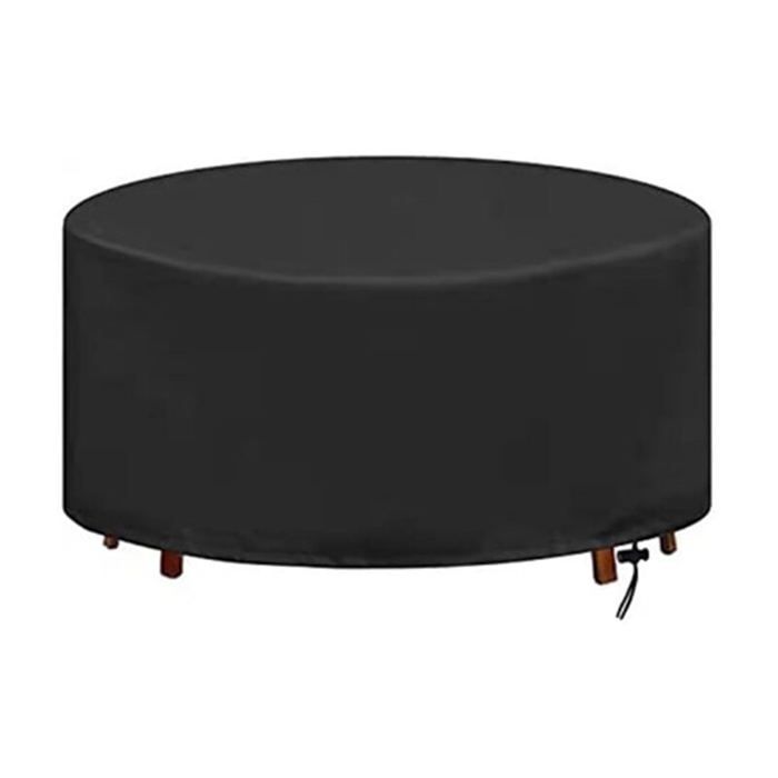 Housse de protection pour table ronde, imperméable, coupe-vent, housse de protection pour