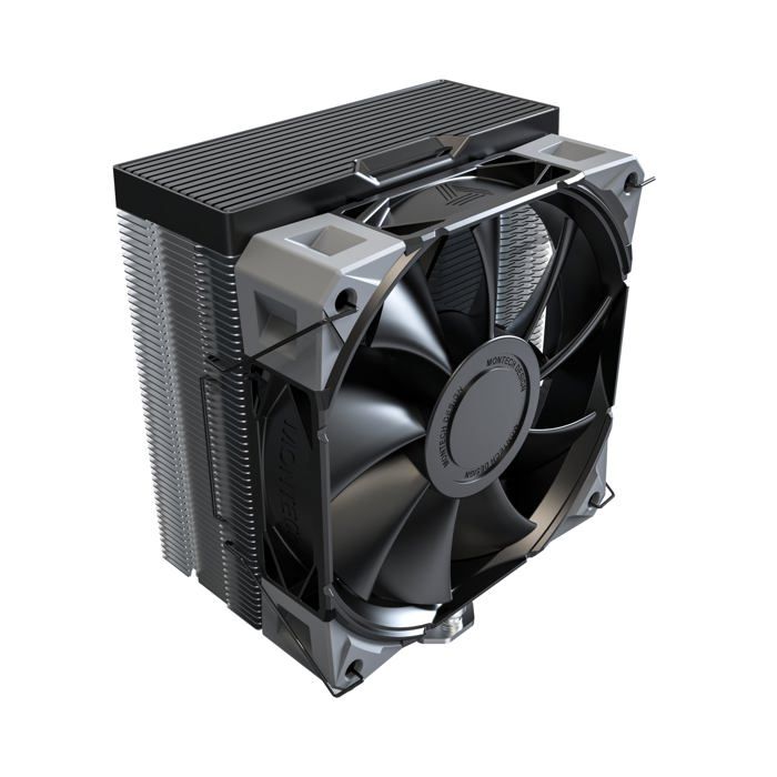 Ventilateur de processeur Montech NX400 4 caloducs 52 ailettes Ventilateur 120 mm - vue 2