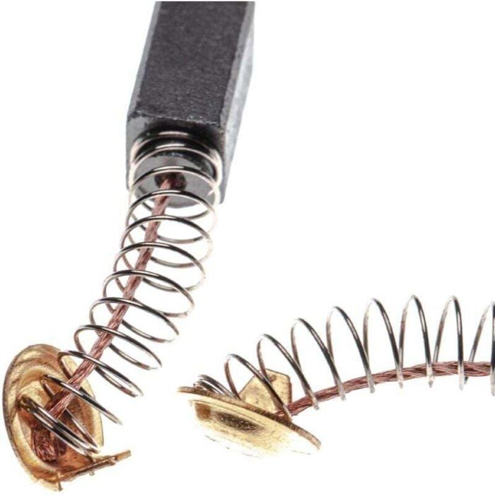 Balai de charbon pour moteur électrique - OKZ - 2 pièces - 6 5 x 7 5 x 12 5 mm - Compatible Hitachi WR14VB WR16SA