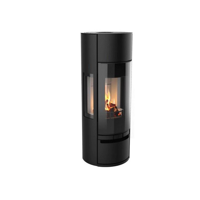 Poêle à bois Morvan Vision'R - Self-Climat - 6,4kW - Cdiscount Bricolage