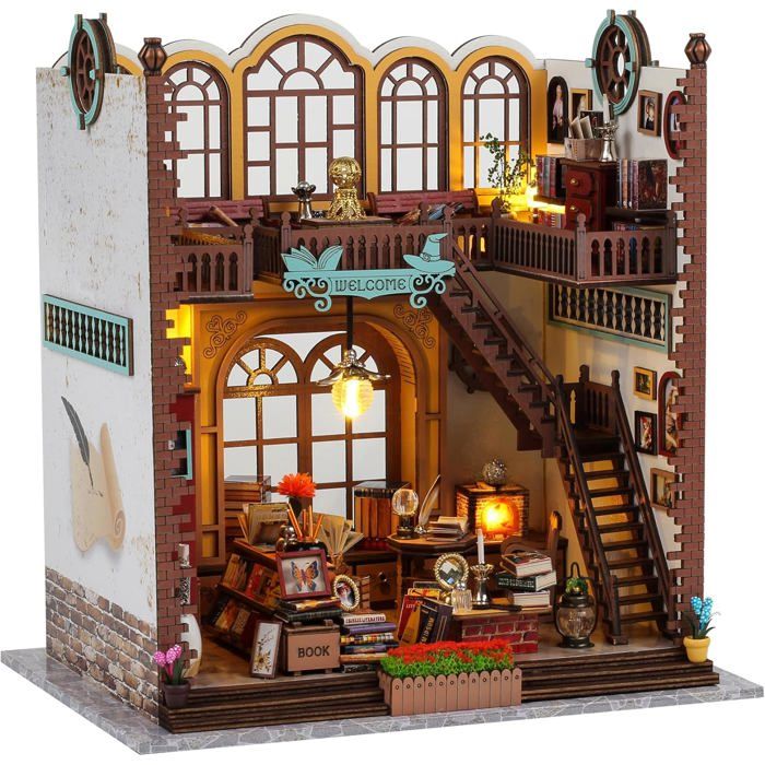 Book Nook - Bibliothèque Miniature à Construire Book Nook - Bibliothèque Miniature à Construire