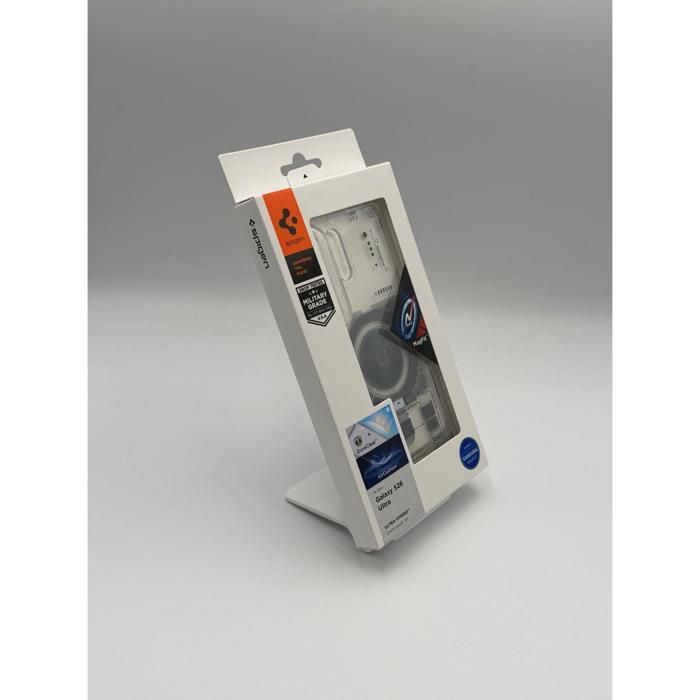 Coque hybride magnétique - SPIGEN - Ultra Hybrid Mag (ACS11206) - Neo One Clear - MagFit charge magnétique - Coins renforcés