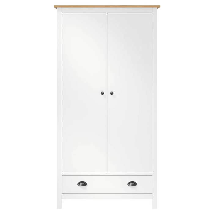 Garde-robe - vidaXL - bois de pin massif - blanc - robe à 2 portes Hill - 89 x 50 x 170 cm 875umk67d Garde-robe - vidaXL - bois de pin massif - blanc - robe à 2 portes Hill - 89 x 50 x 170 cm 875umk67d