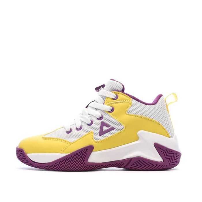 Chaussures de Basketball Blanc/Violet Fille PEAK SPORT Game 2