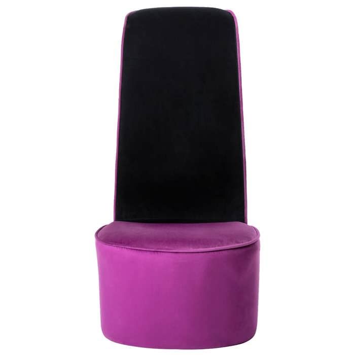 CONFORTHA®Chaise en forme de chaussure à talon haut Violet Velours - Fauteuil (13643)