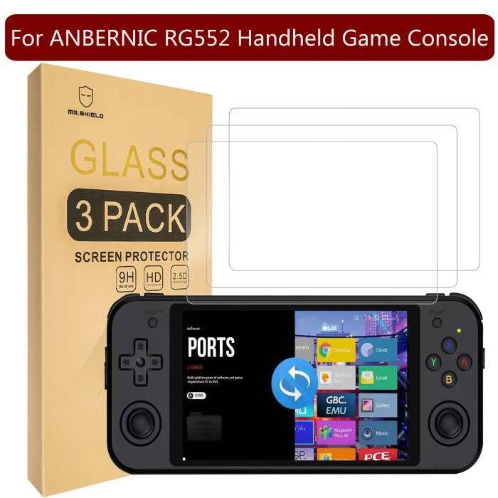 BROTECT Anti-Reflet Protection D'Écran Verre Mat Pour Anbernic RG35XX Plus 3 Pieces Film Protecteur Vitre 9h