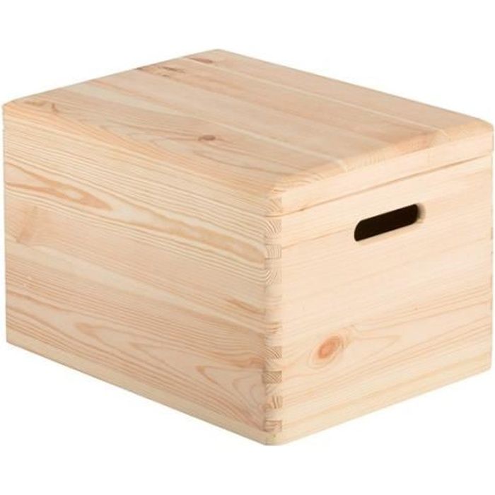 Caisse rangement pin av couv 40x30x23cm ref.cbt403023