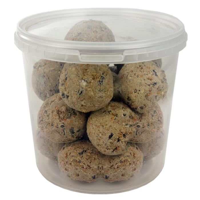 Boules de graisse de suif 2.5L Friandises énergétiques pour oiseaux sauvages