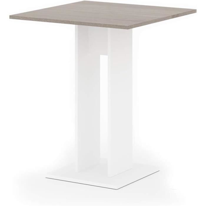 Vicco Table de salle à manger Ewert, Anthracite/Chêne de force doré, 65 Vicco Table de salle à manger Ewert, Anthracite/Chêne de force doré, 65