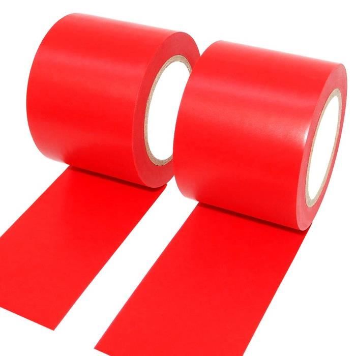 Rouleau De Ruban Adhésif étanche Noir 50mm X 50m - Parfait Pour Isolation, Gaffer, Conduits