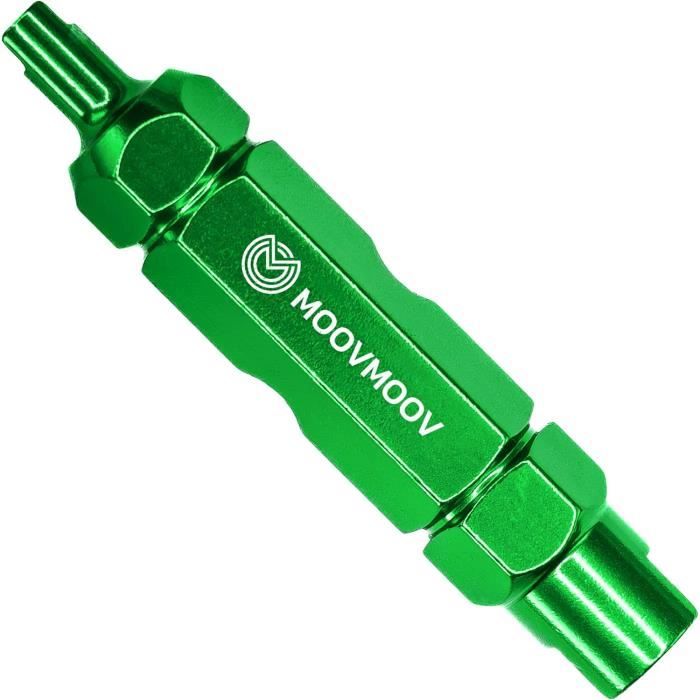 Démonte-obus De Valve Double Extrémité - Outil 2 En 1 Pour Vélos Et Voitures, Compatible Valves Standard Et Tubeless