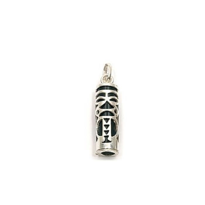 MAGNIFIQUE PENDENTIF Homme TIKI TENDRESSE 925°°° ARGENT & ONYX sans nickel