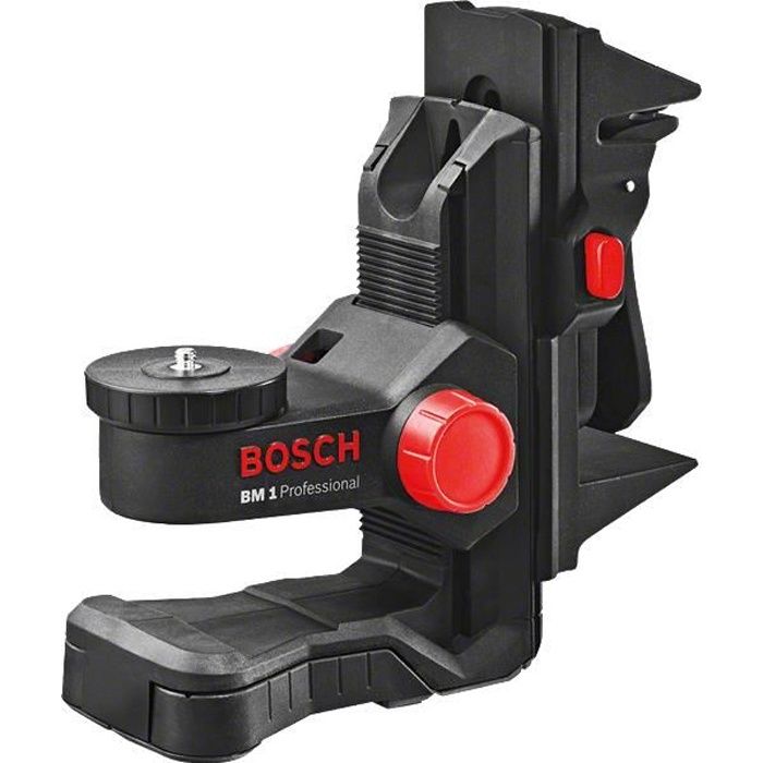 Support universel pour laser BOSCH Professional BM 1 - Vis aimants ou trépied 1/4 - Réglage en hauteur